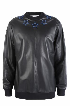 Leather front oversized sweatshirt, zdjęcie 1 Leather front oversized sweatshirt od Givenchy